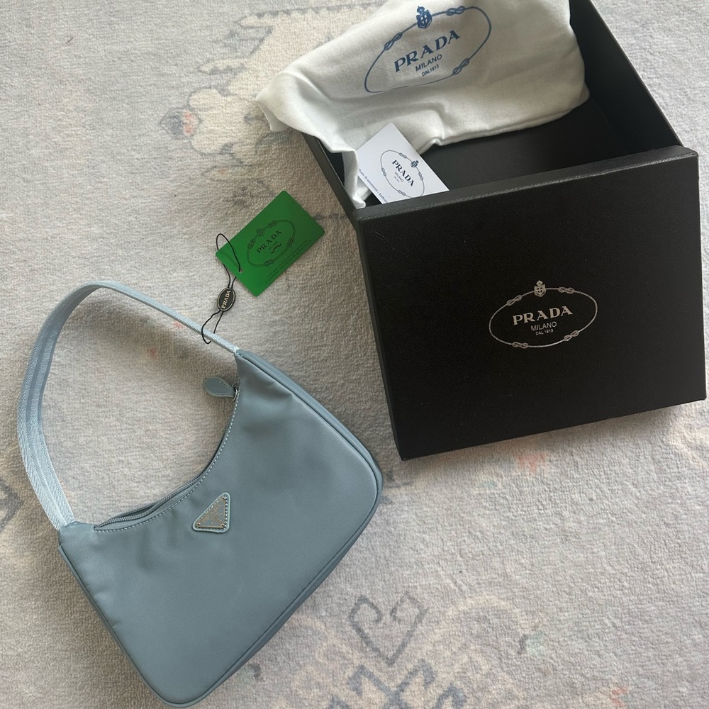 Prada Blue Mini Handbag
